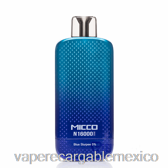 Vape Recargable Horizontech Micco N16000 Sorbete Azul Desechable